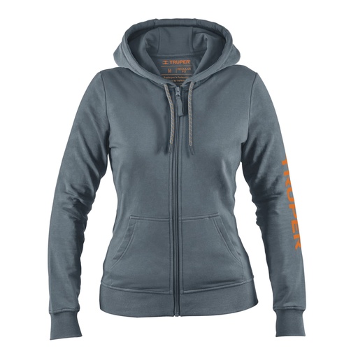 [65036] Sudadera gris para dama, talla M, TRUPER SUD-GD-M