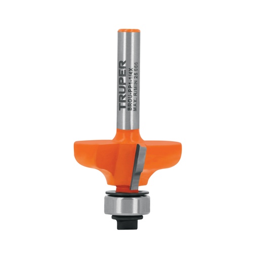 [102727] Broca para router, pecho paloma, 1-1/4' con balero, TRUPER BROU-PP1-1/4X