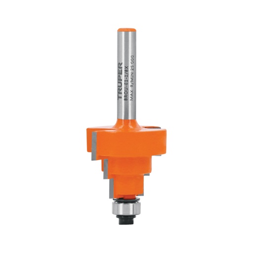 [10673] Broca para router, escalonada, 1-1/8', con balero, TRUPER BROU-E1-1/8X