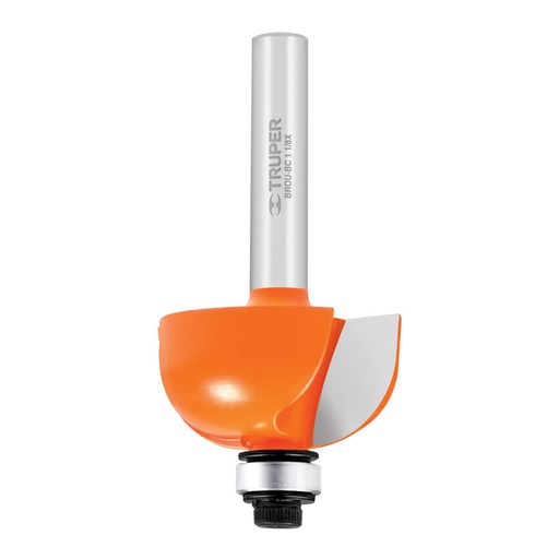 [11485] Broca para router, bocel cuarto, 1-1/8' con balero, TRUPER BROU-BC1-1/8X