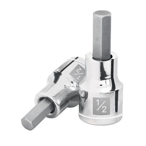 [13255] Dado punta hexagonal de 1/2', cuadro 1/2', TRUPER D-1241-1/2
