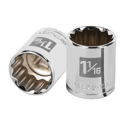 [13311] Dado de 1-1/16', 12 puntas, cuadro 1/2', TRUPER D-1234