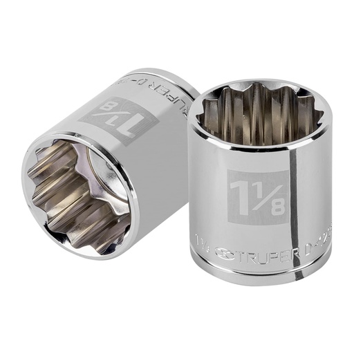 [13312] Dado de 1-1/8', 12 puntas, cuadro 1/2', TRUPER D-1236