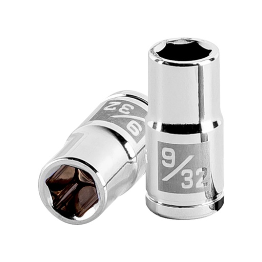[13157] Dado de 9/32', 6 puntas, cuadro 1/4', TRUPER D-1409