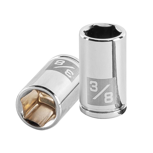 [13160] Dado de 3/8', 6 puntas, cuadro 1/4', TRUPER D-1412