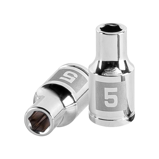 [13167] Dado de 5 mm, 6 puntas, cuadro 1/4', TRUPER D-1405-M