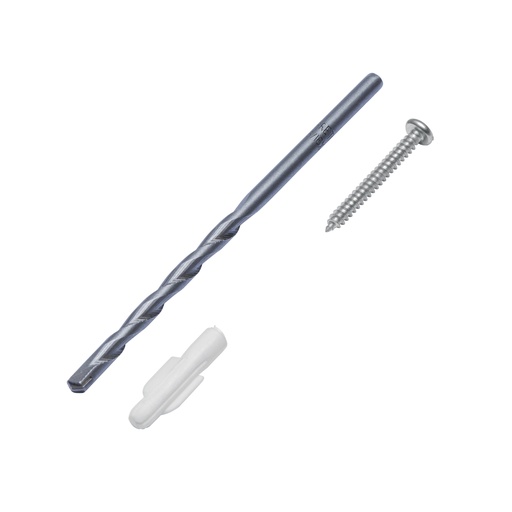 [40158] Kit de 20 taquetes 3/16' con pijas #6 y 1 broca 3/16', FIERO TQ-3/16J