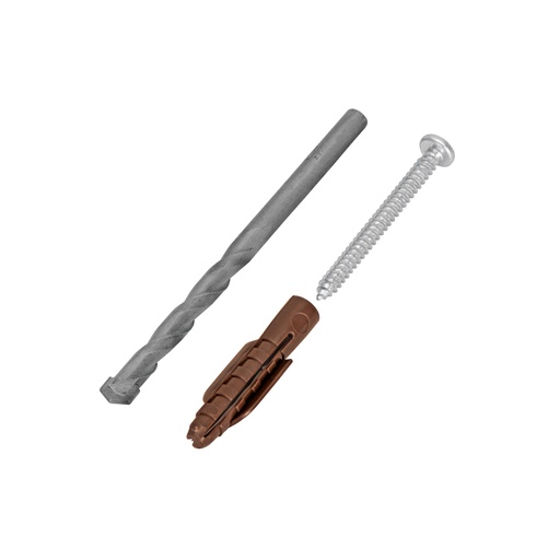 [40160] Kit de 20 taquetes 5/16'con pijas #10 y 1 broca 5/16', FIERO TQ-5/16J
