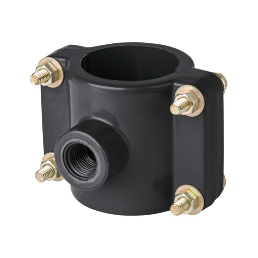 [40712] Abrazadera para toma domiciliaria PP 2' x 1/2', FOSET ATD-2