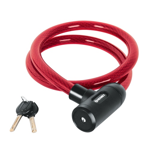 [43921] Candado de cable con llave, 20 mm X 1.20 m, HERMEX CB-20