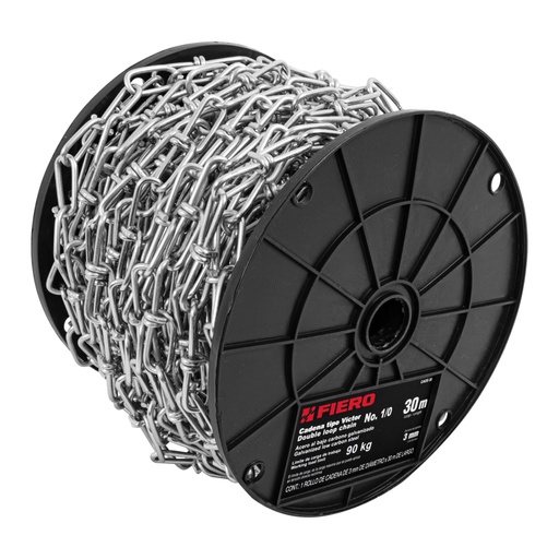 [44192] Metro de cadena tipo Víctor de 3.0 mm en carrete de 30 m CADE-30