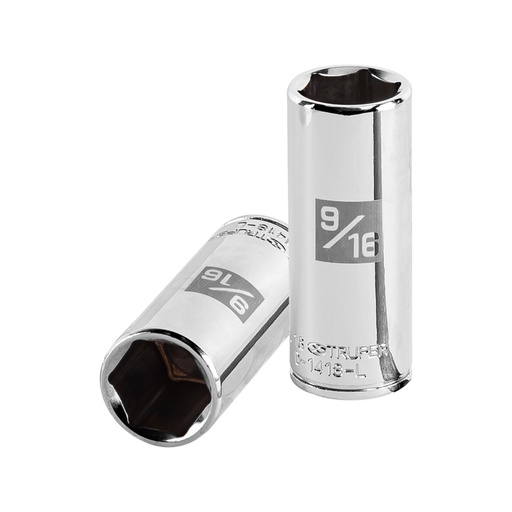 [13189] Dado largo de 9/16', 6 puntas, cuadro 1/4', TRUPER D-1418-L