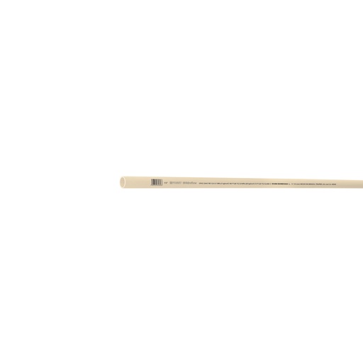 [45042] Tubo de 1/2' CPVC hidráulico RD 13.5, 3m, 0.3kg, FOSET CPVC-001