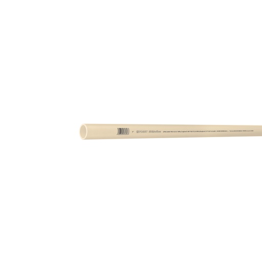[45044] Tubo de 1' CPVC hidráulico RD 13.5, 1', 3m, 0.8kg, FOSET CPVC-003