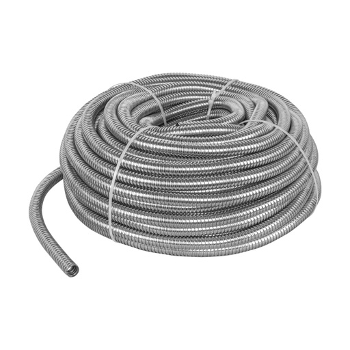 [46900] Rollo de 50 m de tubo flexible metálico de 1/2', VOLTECK TF-1/2