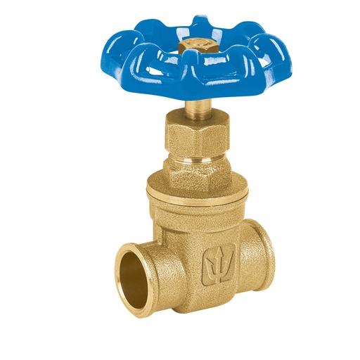 [49023] Válvula de compuerta de latón soldable de 1/2', FOSET COSO-1/2