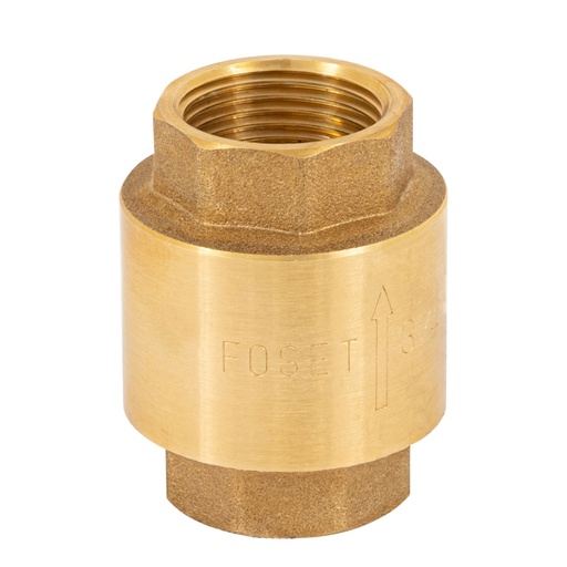 [49066] Válvula de retención de latón de 3/4', FOSET VARE-3/4