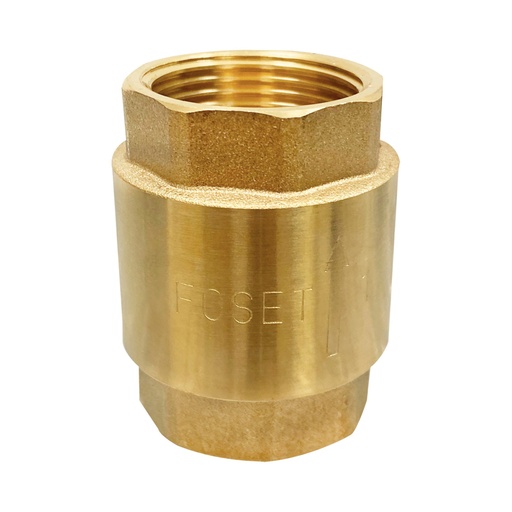 [49067] Válvula de retención de latón de 1', FOSET VARE-1
