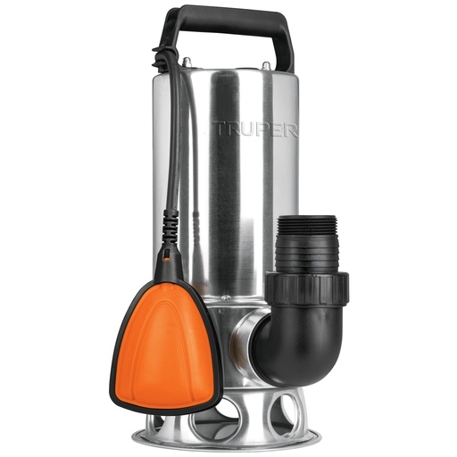 [12608] Bomba sumergible acero inoxidable,agua sucia,1-1/2HP, TRUPER BOS-1-1/2SM