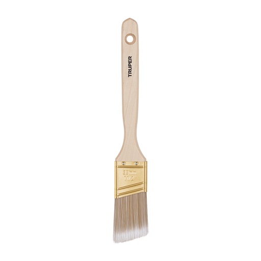 [13338] Brocha cerdas sintéticas 1-1/2' corte angular, mango madera BRT-1-1/2AS