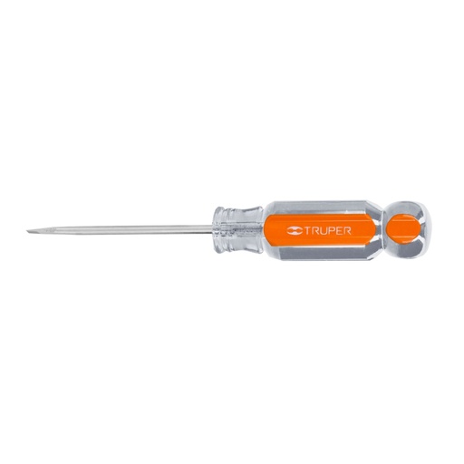 [14011] Desarmador cabinet 1/8' x 2-1/2' mango de acetato, TRUPER DG-1/8X2-1/2