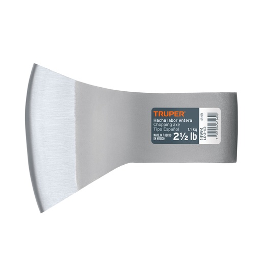 [14994] Hacha labor entera 2-1/2 lb, sin mango, TRUPER LE-2-1/2
