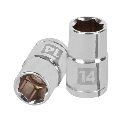 [13264] Dado de 14 mm, 6 puntas, cuadro 1/2', TRUPER D-1214-M
