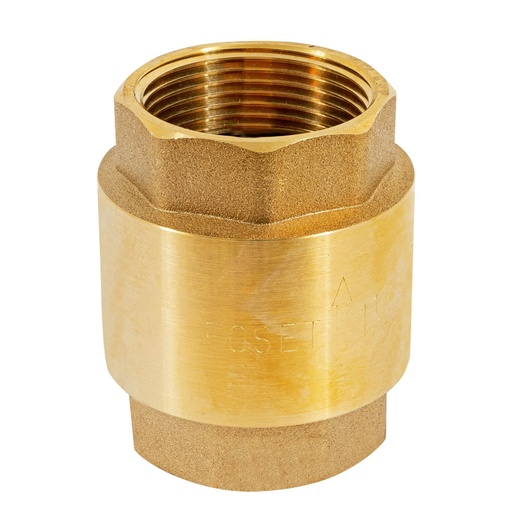 [49068] Válvula de retención de latón de 1 1/4', FOSET VARE-1-1/4