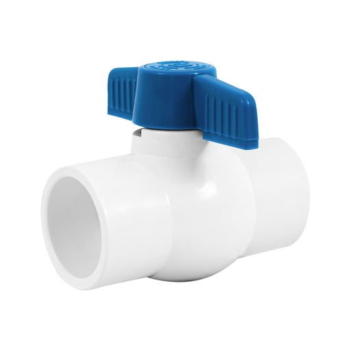 [49159] Válvula de esfera de PVC 1 1/4' para cementar, FOSET PVC-ES-1-1/4