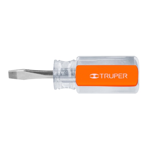 [13993] Desarmador plano 1/4' x 1-1/2' mango de acetato, TRUPER DR-1/4X1-1/2