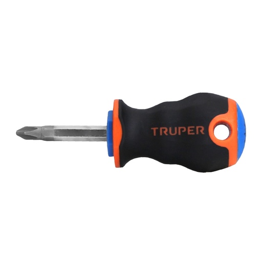 [14073] Desarmador de cruz 1/4' x 1-1/2' mango Comfort Grip, TRUPER DP-1/4X1-1/2B