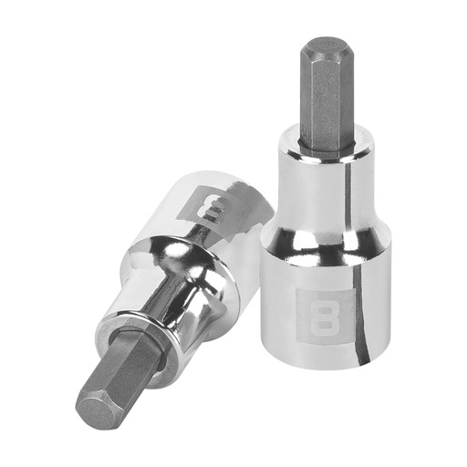 [13282] Dado punta hexagonal de 8 mm, cuadro 1/2', TRUPER D-1241-8M