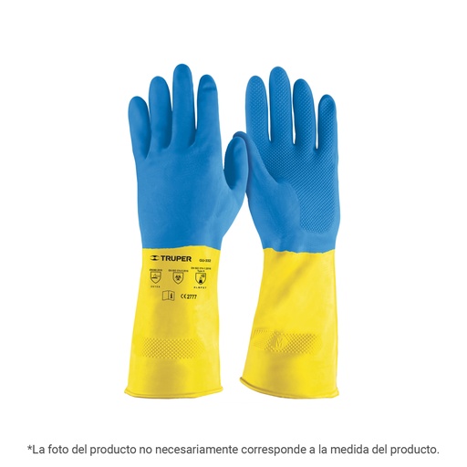 [103712] Guantes de látex reforzados para limpieza, EG, TRUPER GU-334
