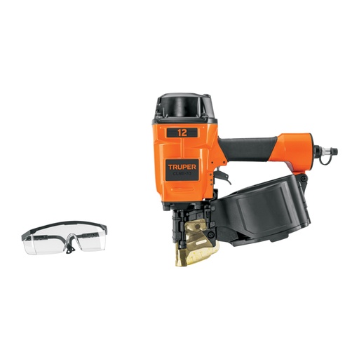 [103722] Clavadora neumática de bobina para clavo rolado,70mm, TRUPER CLNE-70