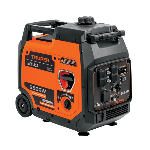 [103773] Generador inversor silencioso 3 kW, encendido manual, TRUPER GEN-350