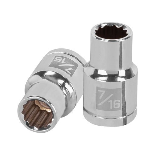 [13301] Dado de 7/16', 12 puntas, cuadro 1/2', TRUPER D-1214