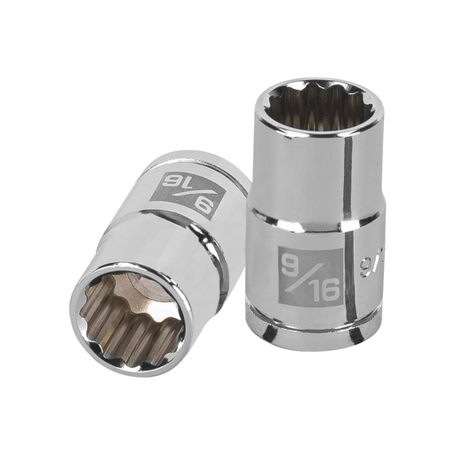 [13303] Dado de 9/16', 12 puntas, cuadro 1/2', TRUPER D-1218