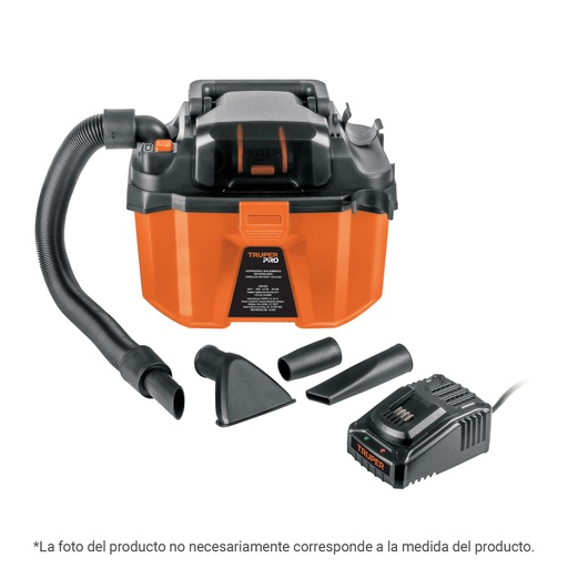 [103956] Aspiradora 20V, sin accesorios, TRUPER PRO ASPI-20AS