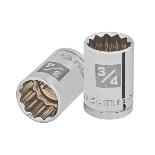 [13306] Dado de 3/4', 12 puntas, cuadro 1/2', TRUPER D-1224