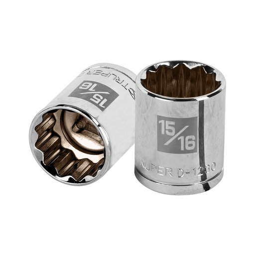 [13309] Dado de 15/16', 12 puntas, cuadro 1/2', TRUPER D-1230