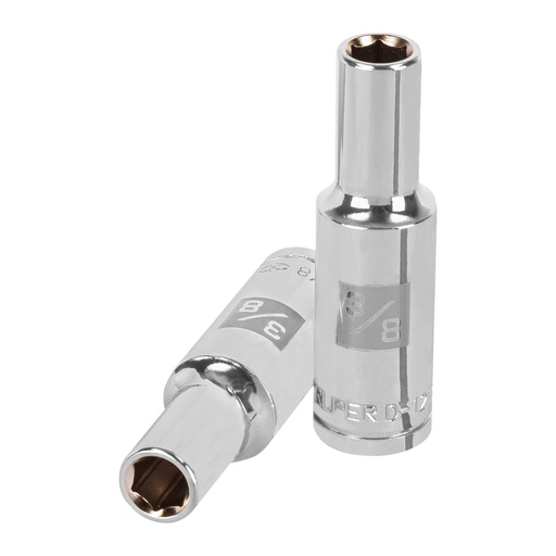 [13323] Dado largo de 3/8', 6 puntas, cuadro 1/2', Truper D-1212-HL