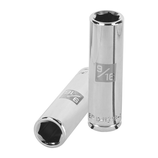 [13326] Dado largo de 9/16', 6 puntas, cuadro 1/2', TRUPER D-1218-HL