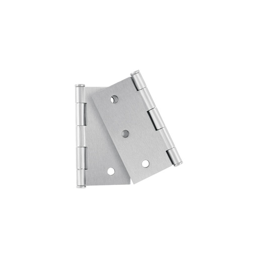 [29063] Bolsa c/2 bisagras cuadradas 3', plana, satinado, BASIC BC-303PPB