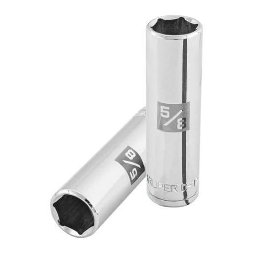 [13327] Dado largo de 5/8', 6 puntas, cuadro 1/2', TRUPER D-1220-HL