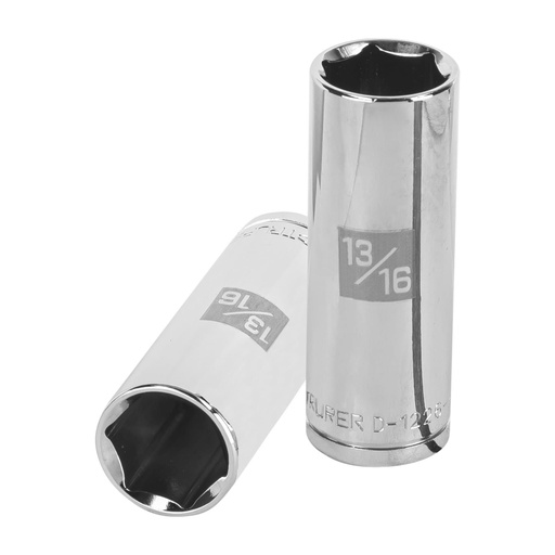 [13330] Dado largo de 13/16', 6 puntas, cuadro 1/2', TRUPER D-1226-HL