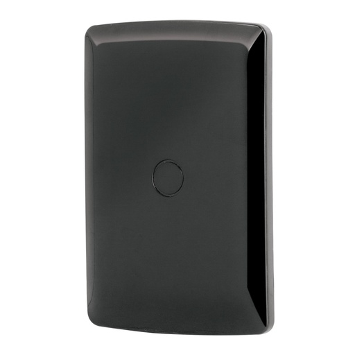 [40139] Placa ciega, Italiana, color negro, VOLTECK PPC-IN