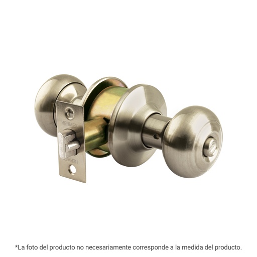 [44052] Cerradura tipo oval para entrada, níquel satín, HERMEX CEPO-42E