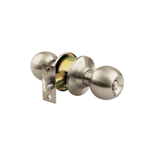 [44064] Cerradura tipo esfera para recámara, níquel satín, HERMEX CEPO-41R