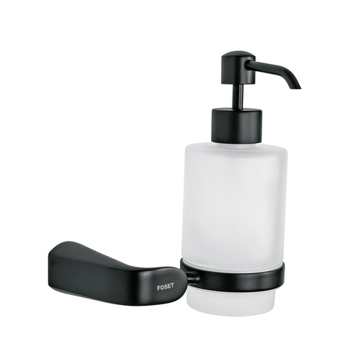 [44278] Dispensador de jabón a pared, negro, FOSET RIVIERA RIA-75M