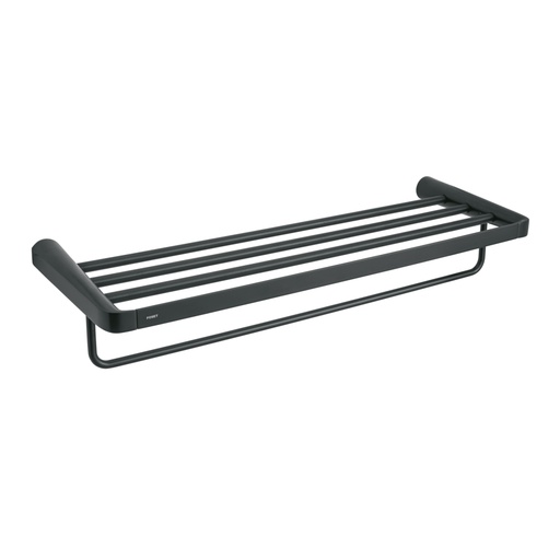 [44288] Repisa portatoallas, negro, FOSET RIVIERA RIA-78M